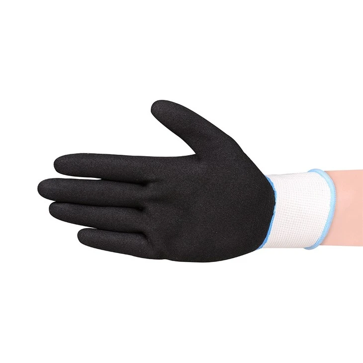 Double Dipped Sandy Nitrile Work Gloves Full Immersion Waterproof suppliers